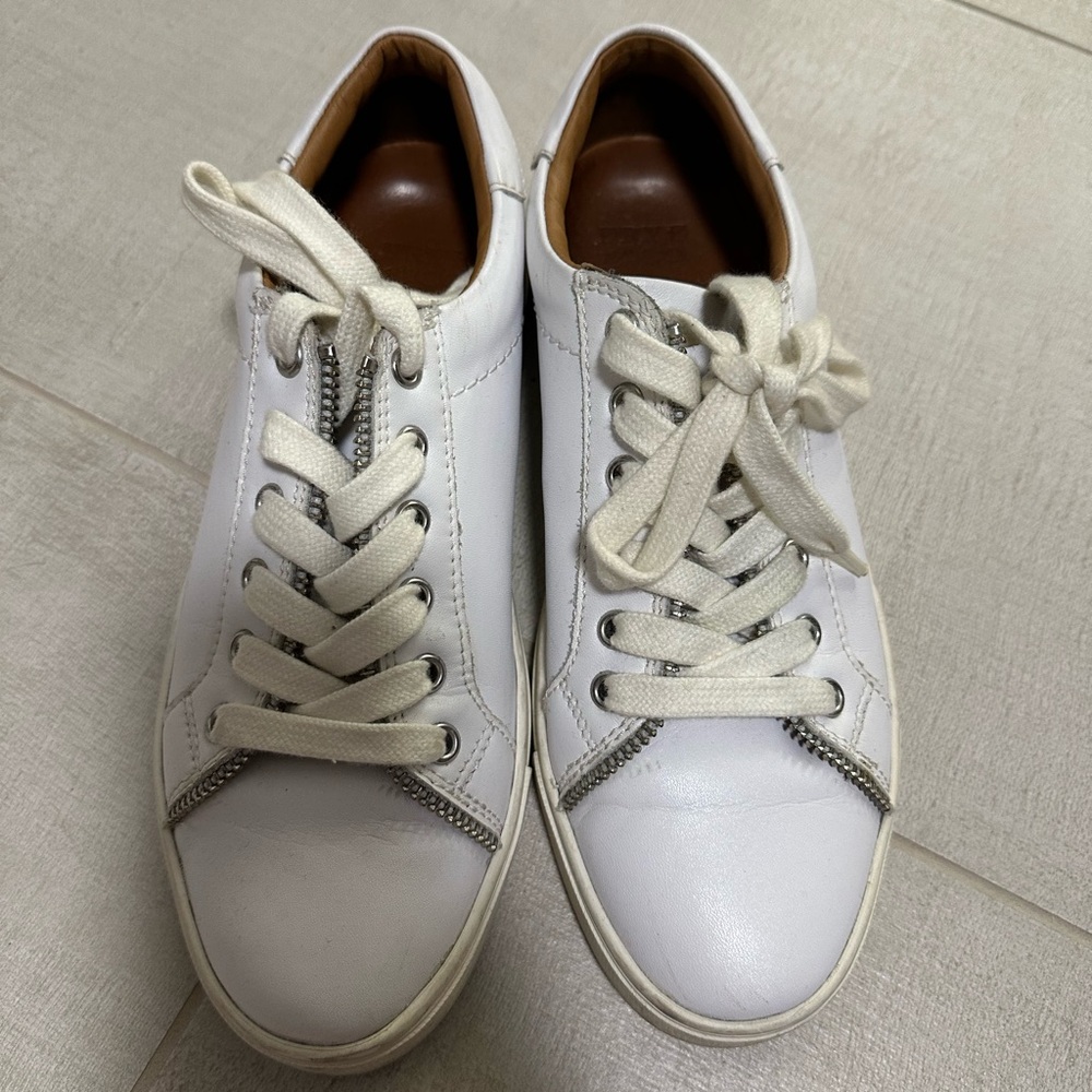 White Leather Women’s Sneakers